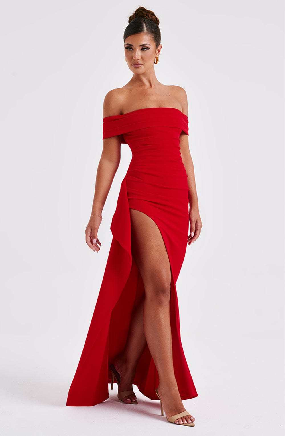 Joyce Maxi Dress - Red-My Top Dress.All Rights Reserved