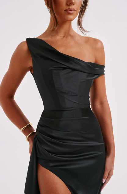 Juliene Maxi Dress - Black-My Top Dress.All Rights Reserved