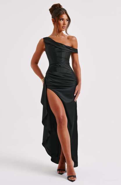 Juliene Maxi Dress - Black-My Top Dress.All Rights Reserved