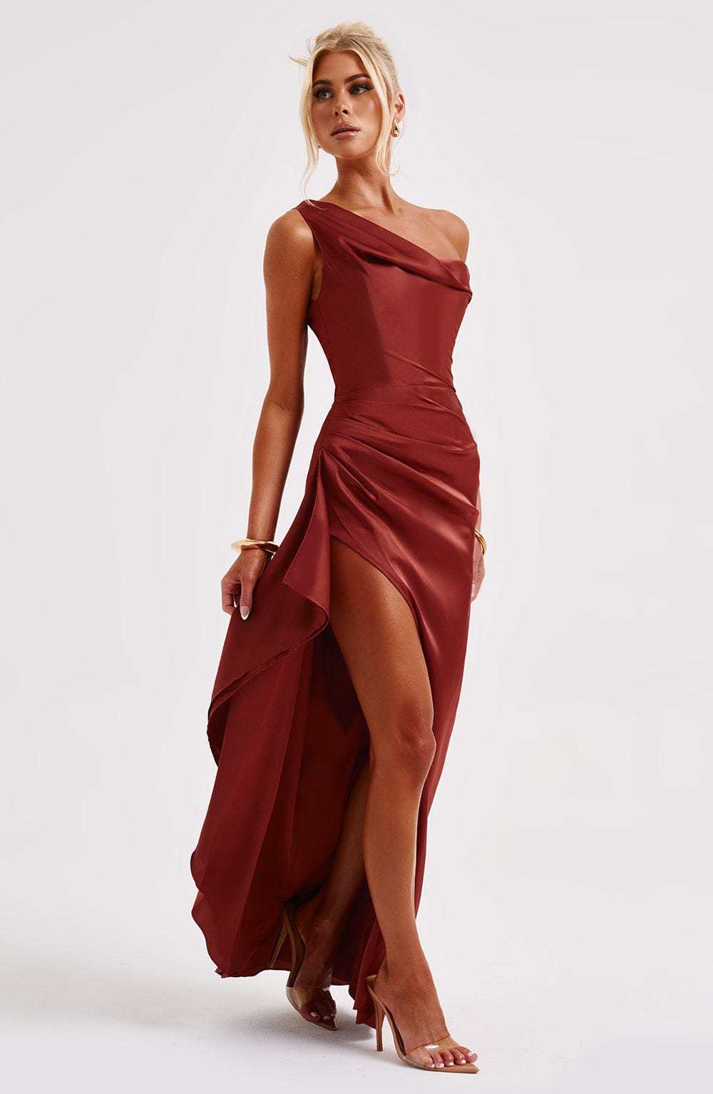 Juliene Maxi Dress - Rust-My Top Dress.All Rights Reserved