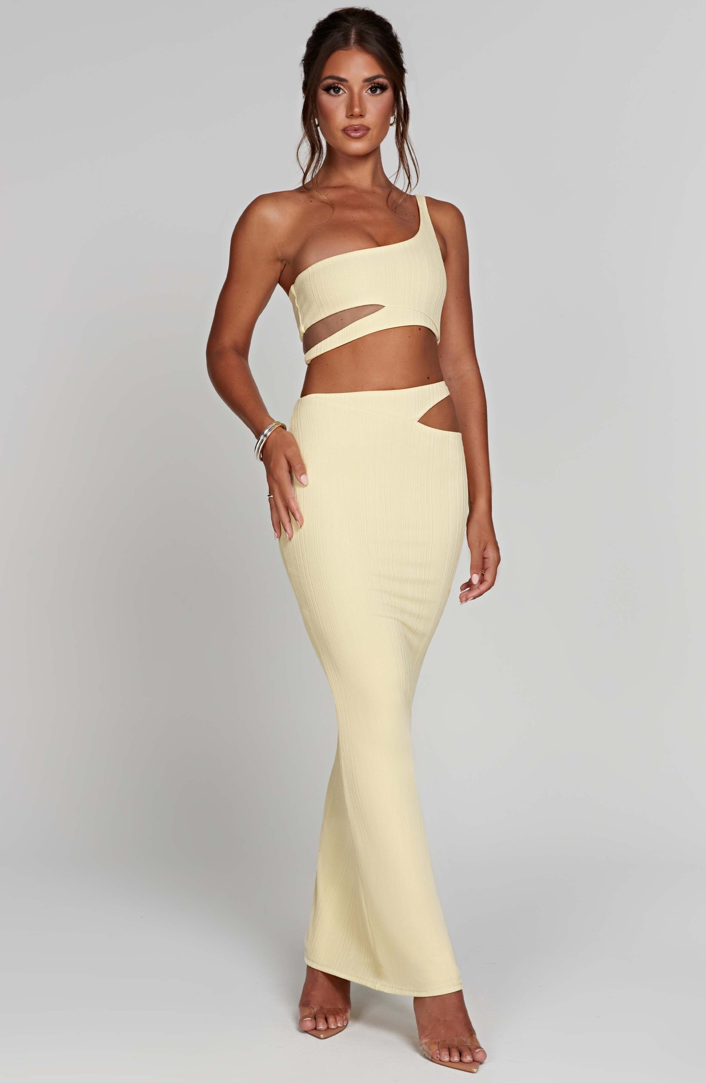 Kaela Maxi Skirt - Lemon-My Top Dress.All Rights Reserved