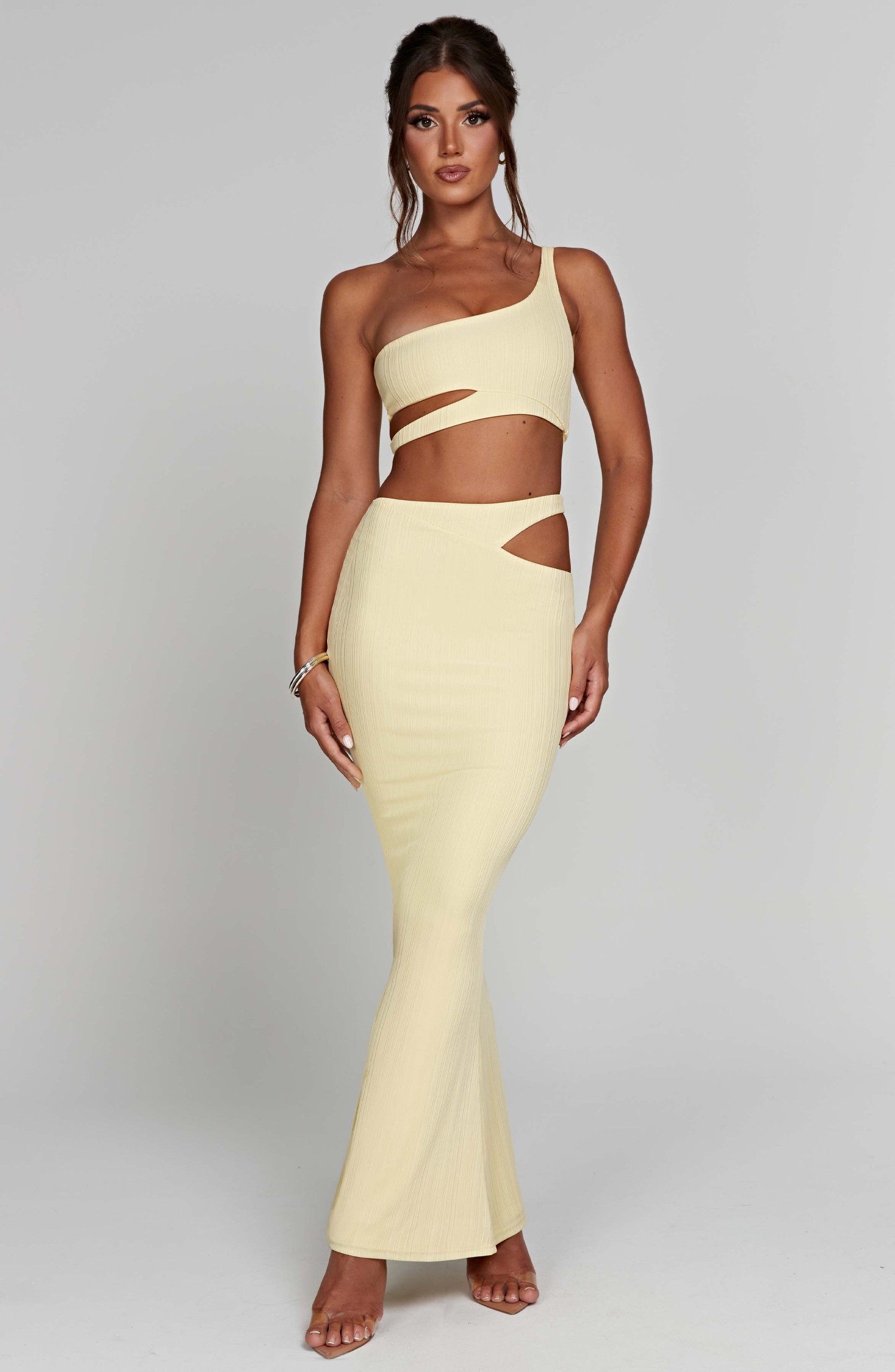 Kaela Maxi Skirt - Lemon-My Top Dress.All Rights Reserved