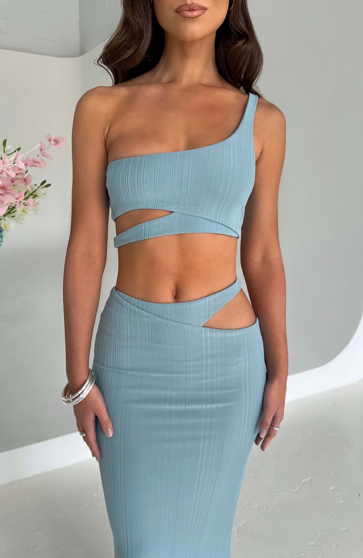 Kaela Top - Steel-My Top Dress.All Rights Reserved