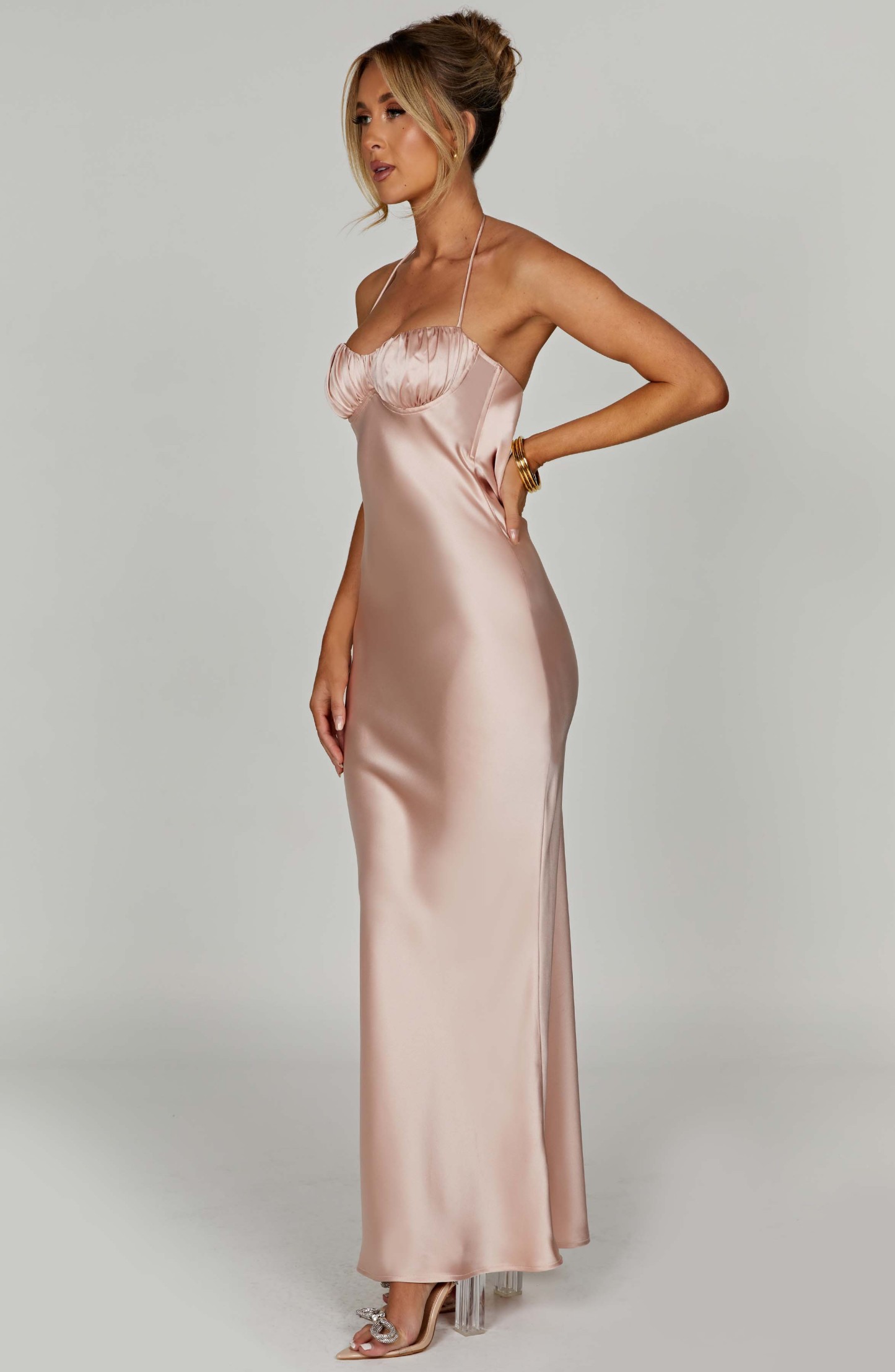 Kali Maxi Dress - Blush-My Top Dress.All Rights Reserved