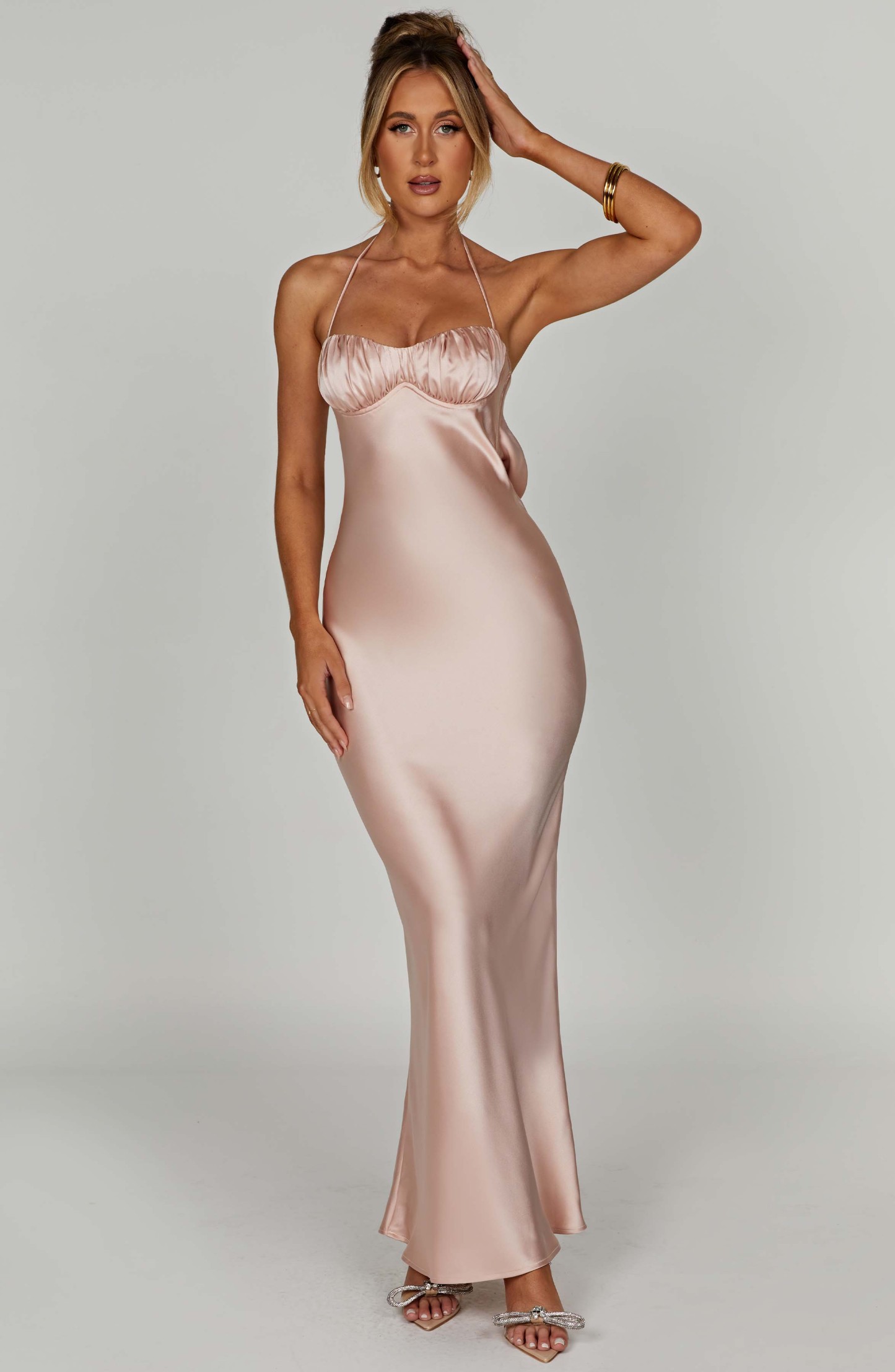 Kali Maxi Dress - Blush-My Top Dress.All Rights Reserved