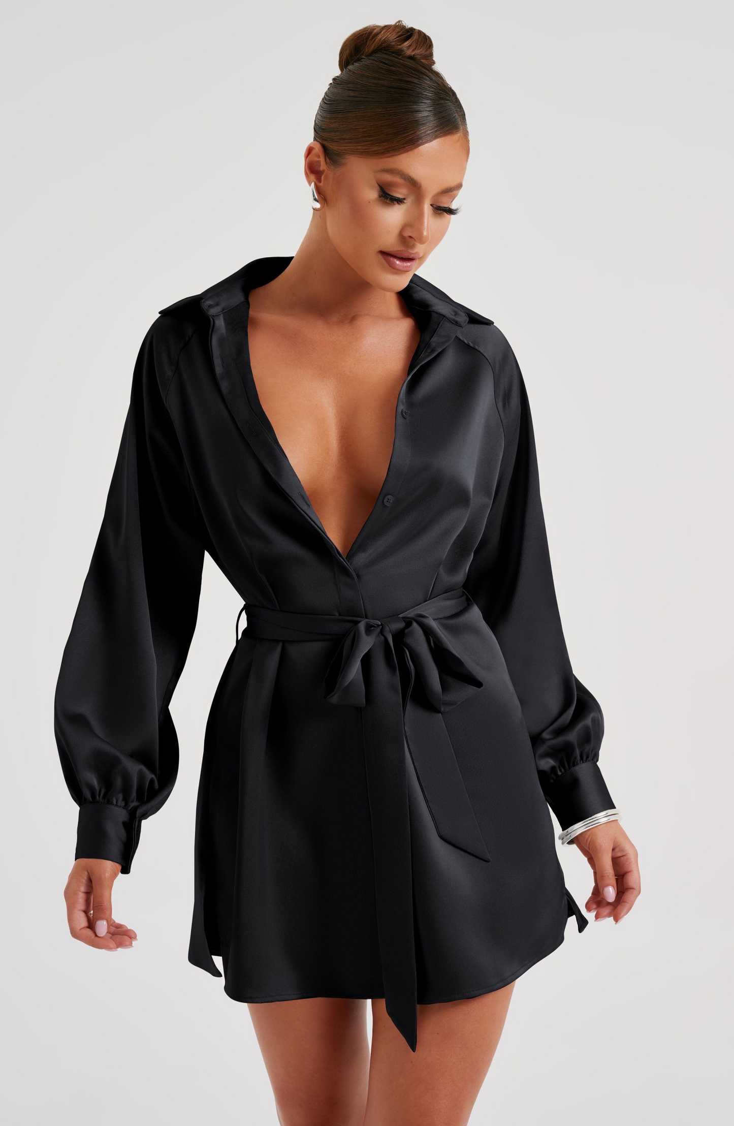 Kara Mini Dress - Black-My Top Dress.All Rights Reserved