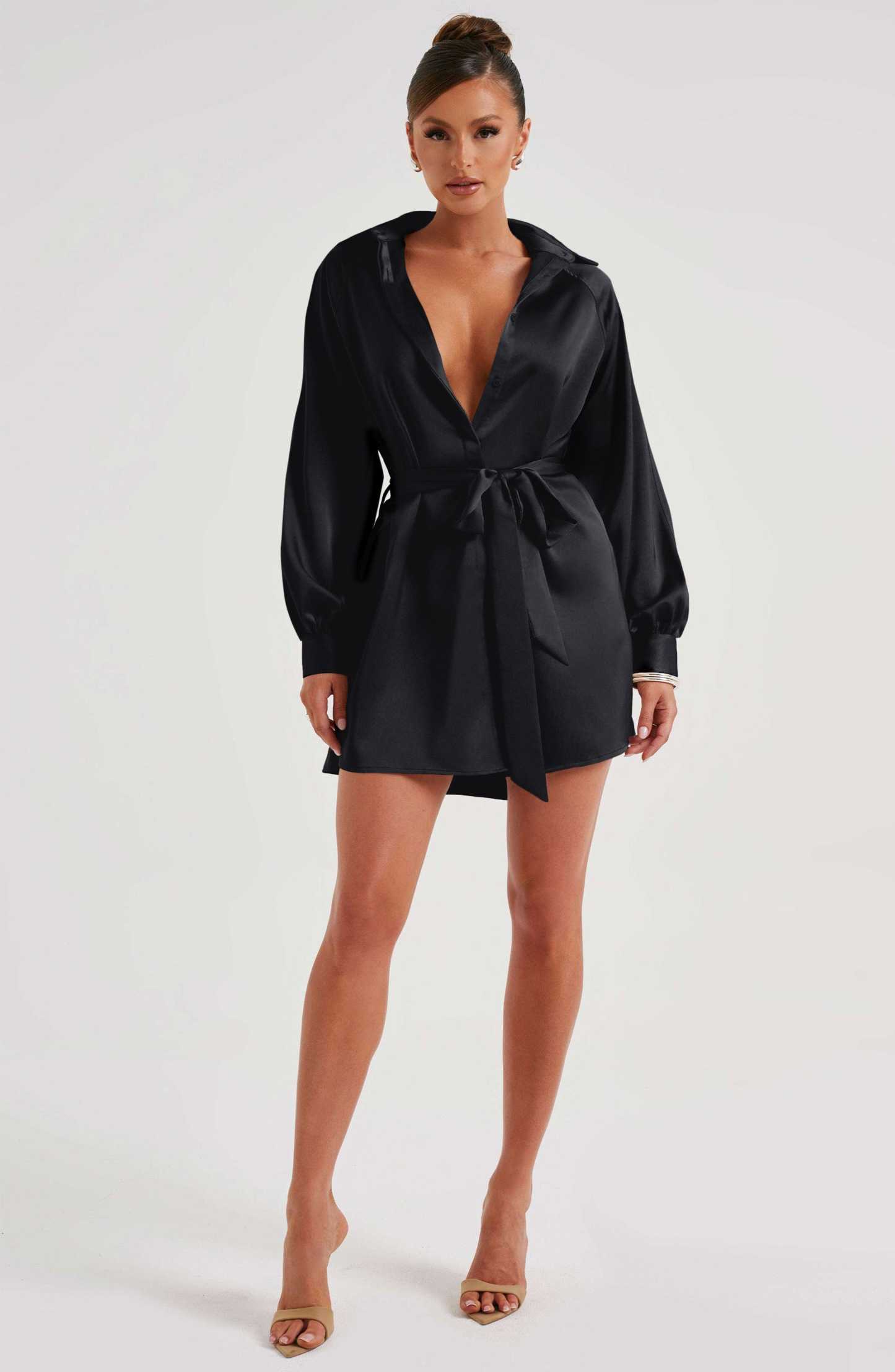 Kara Mini Dress - Black-My Top Dress.All Rights Reserved