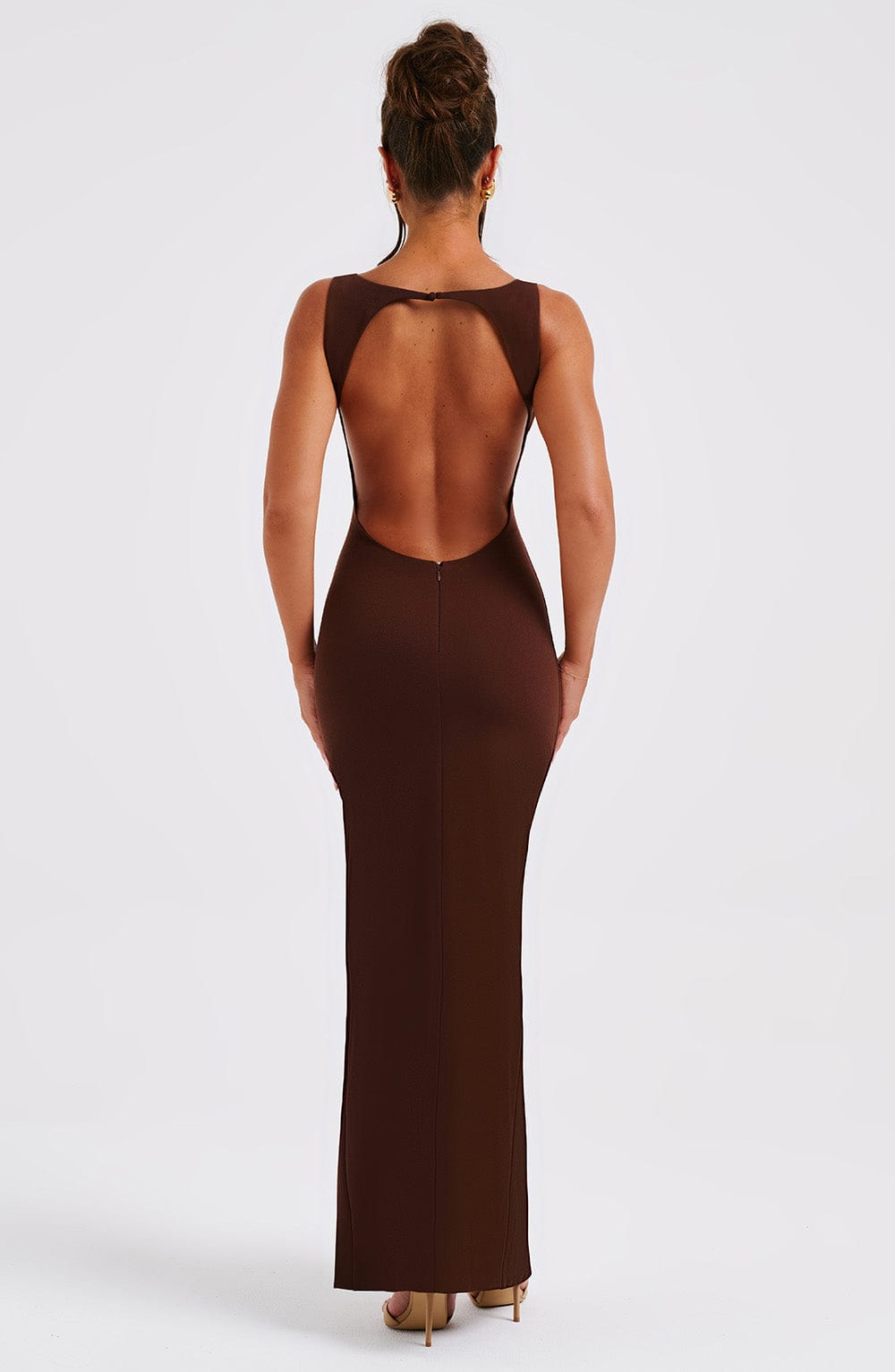 Kassandra Maxi Dress - Chocolate-My Top Dress.All Rights Reserved