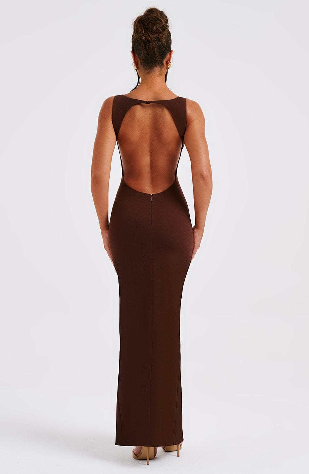 Kassandra Maxi Dress - Chocolate-My Top Dress.All Rights Reserved