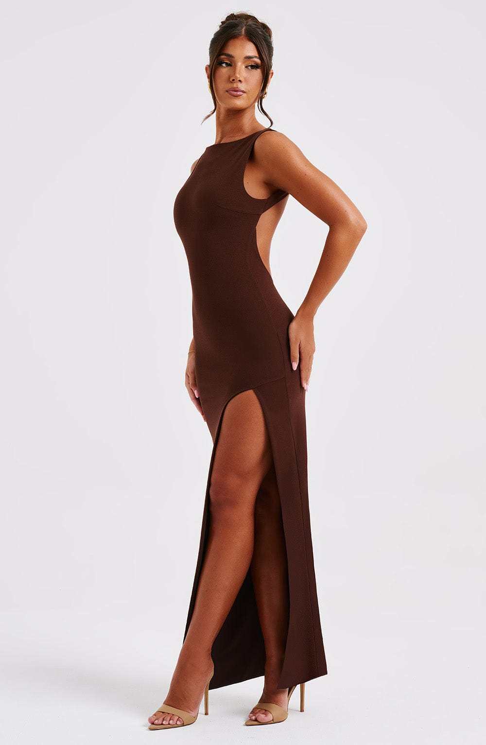Kassandra Maxi Dress - Chocolate-My Top Dress.All Rights Reserved