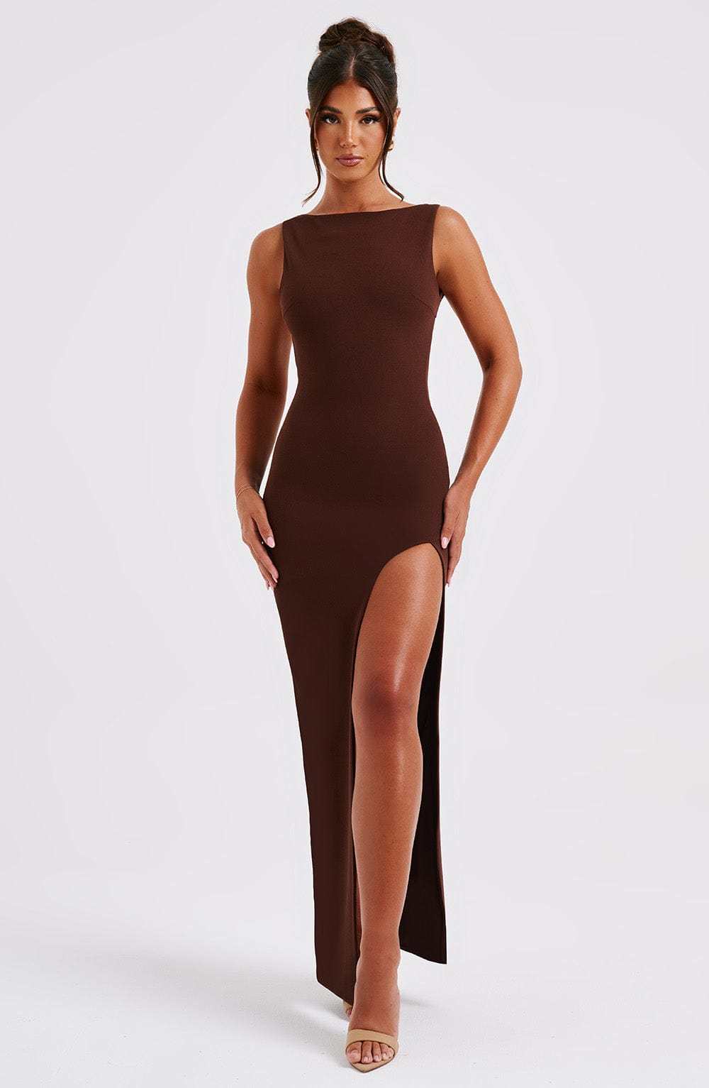 Kassandra Maxi Dress - Chocolate-My Top Dress.All Rights Reserved