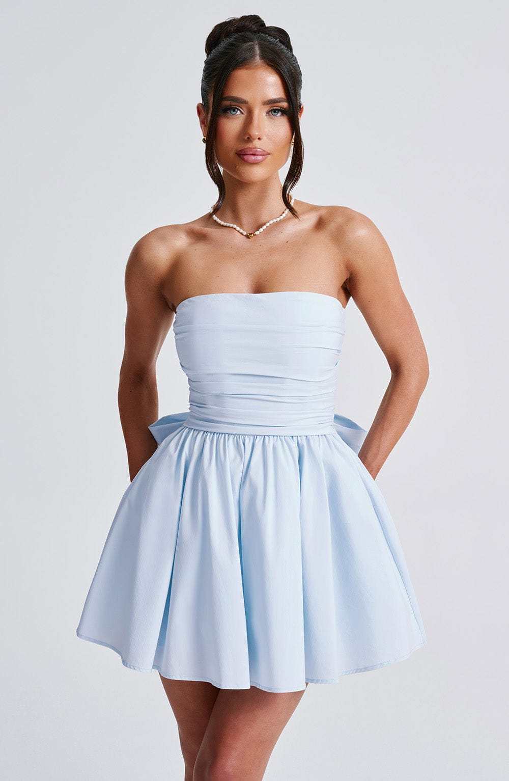 Katrina Mini Dress - Blue-My Top Dress.All Rights Reserved