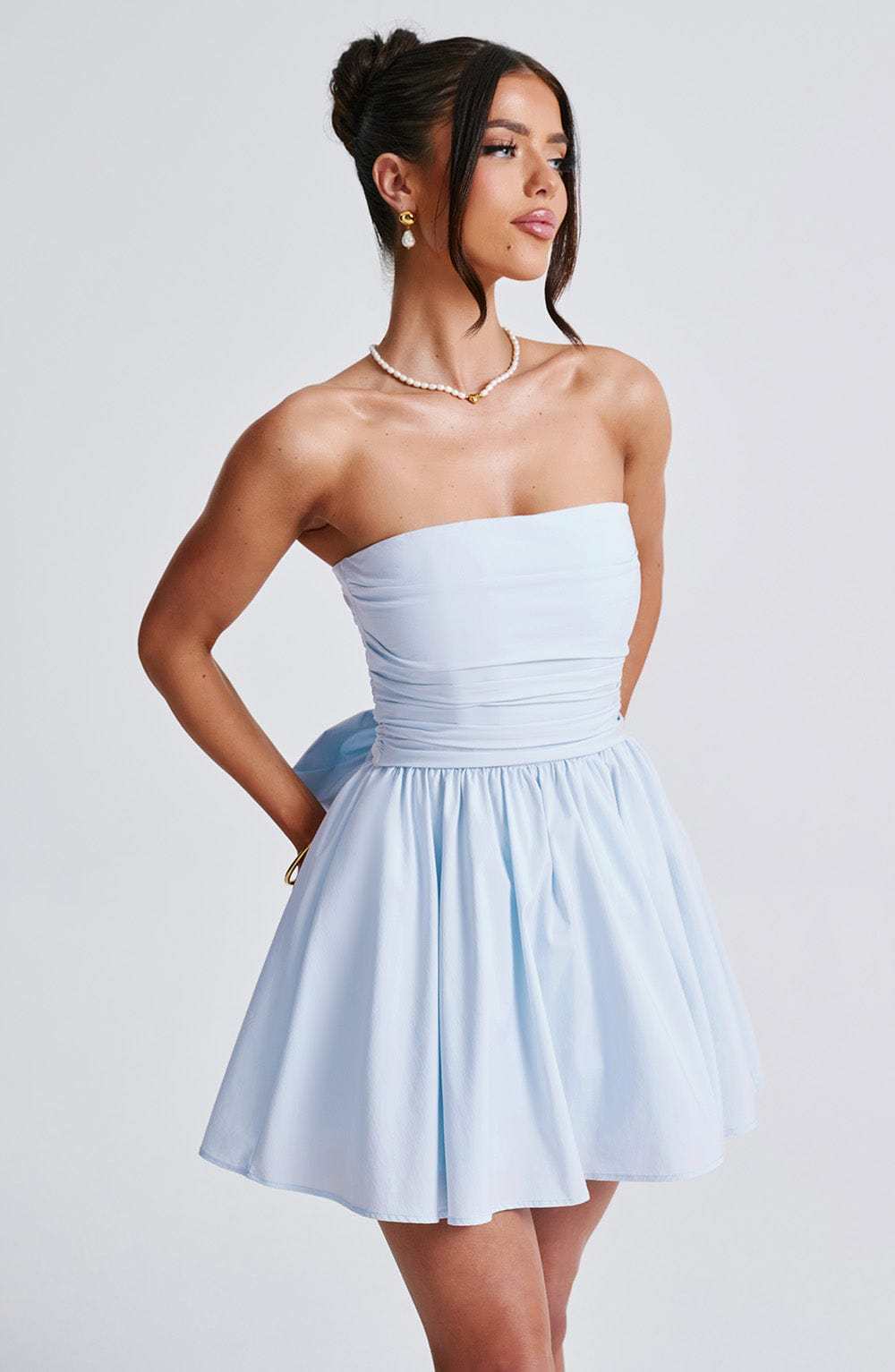 Katrina Mini Dress - Blue-My Top Dress.All Rights Reserved
