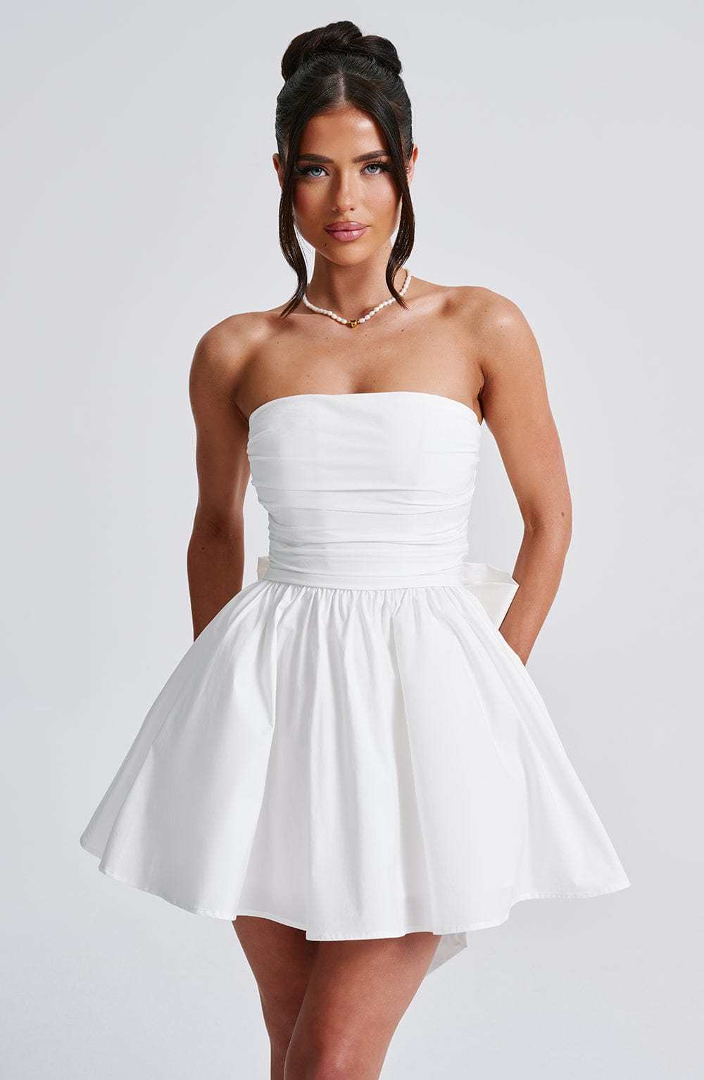 Katrina Mini Dress - Ivory-My Top Dress.All Rights Reserved