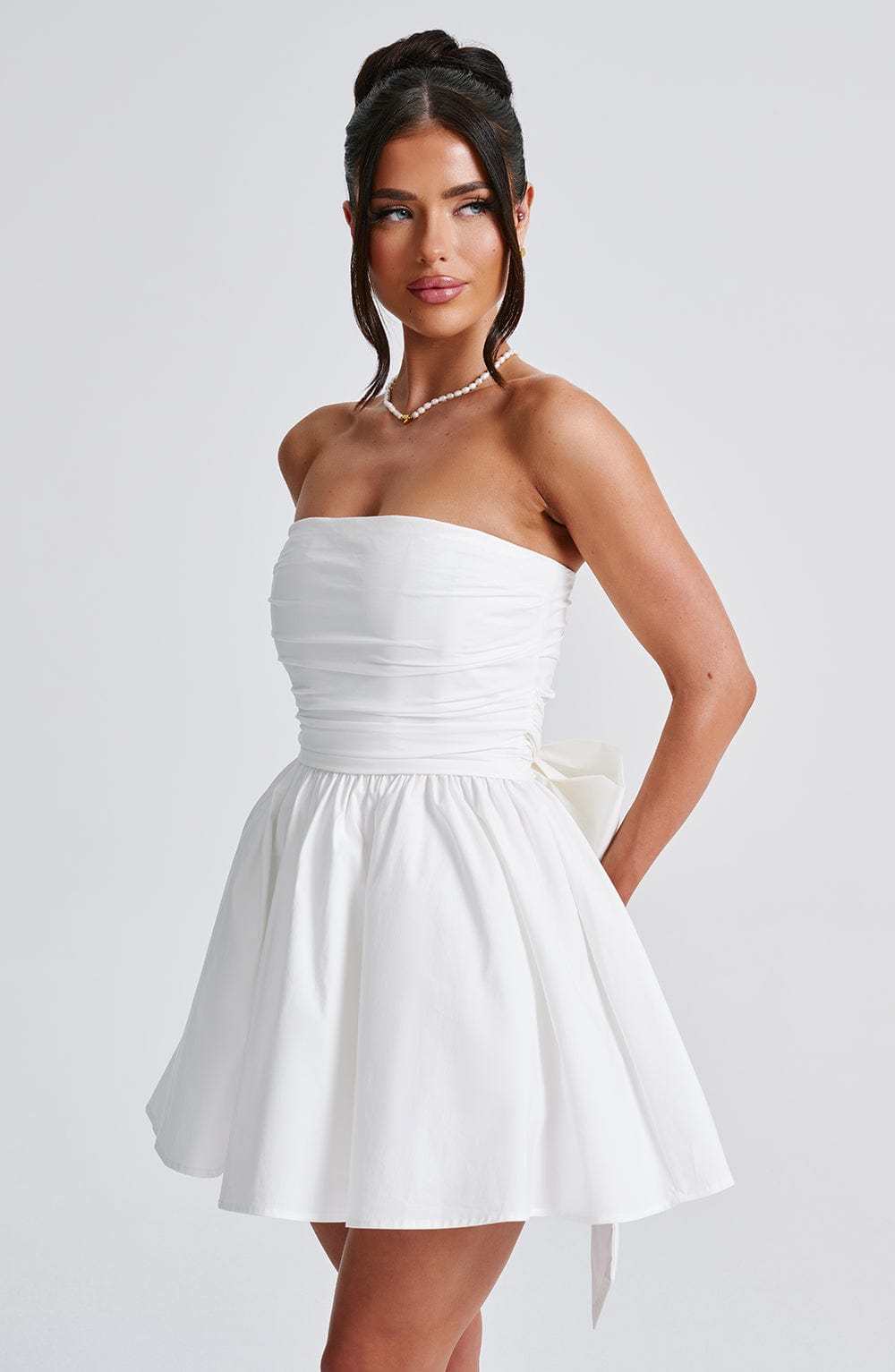 Katrina Mini Dress - Ivory-My Top Dress.All Rights Reserved