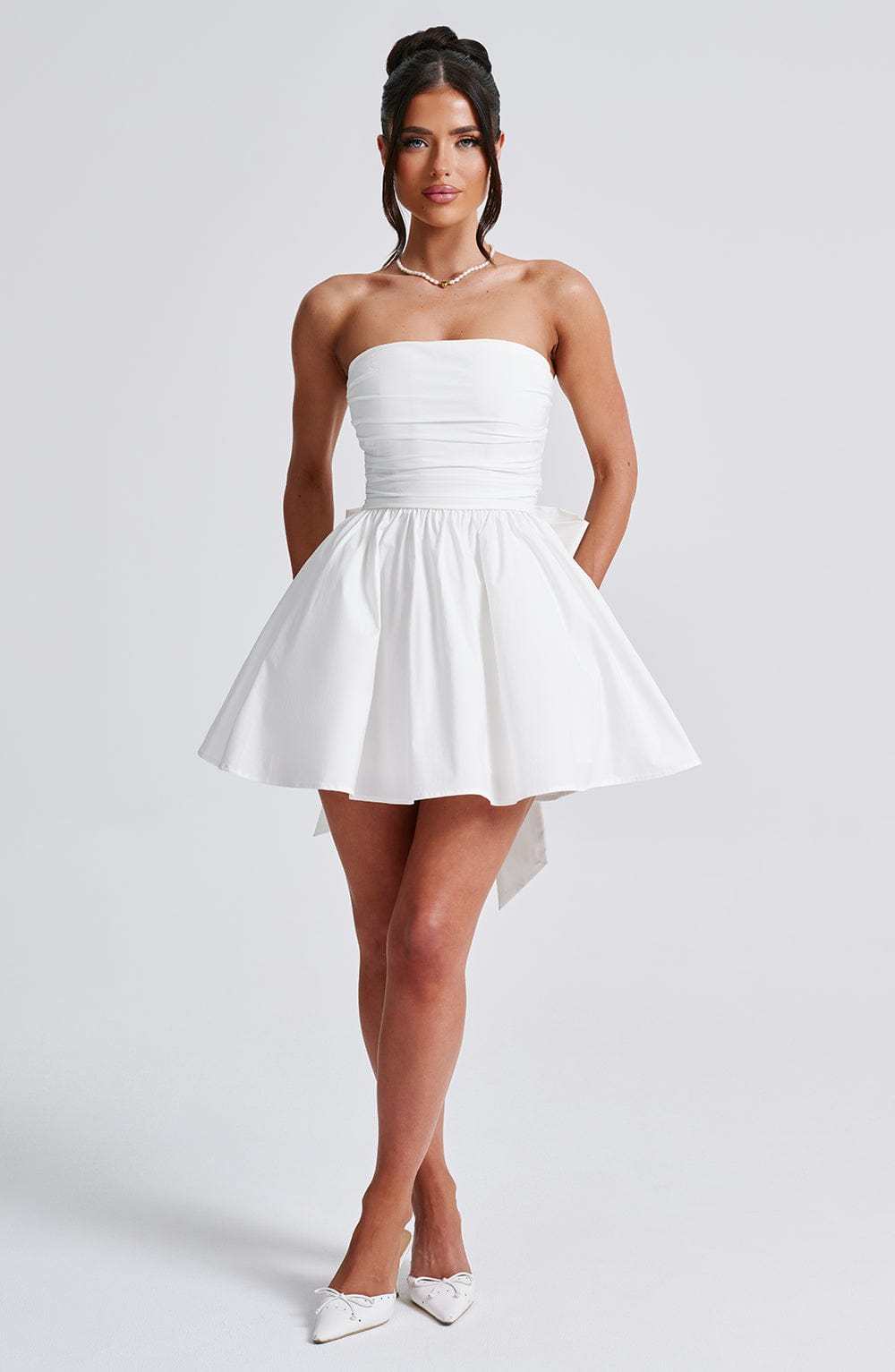 Katrina Mini Dress - Ivory-My Top Dress.All Rights Reserved