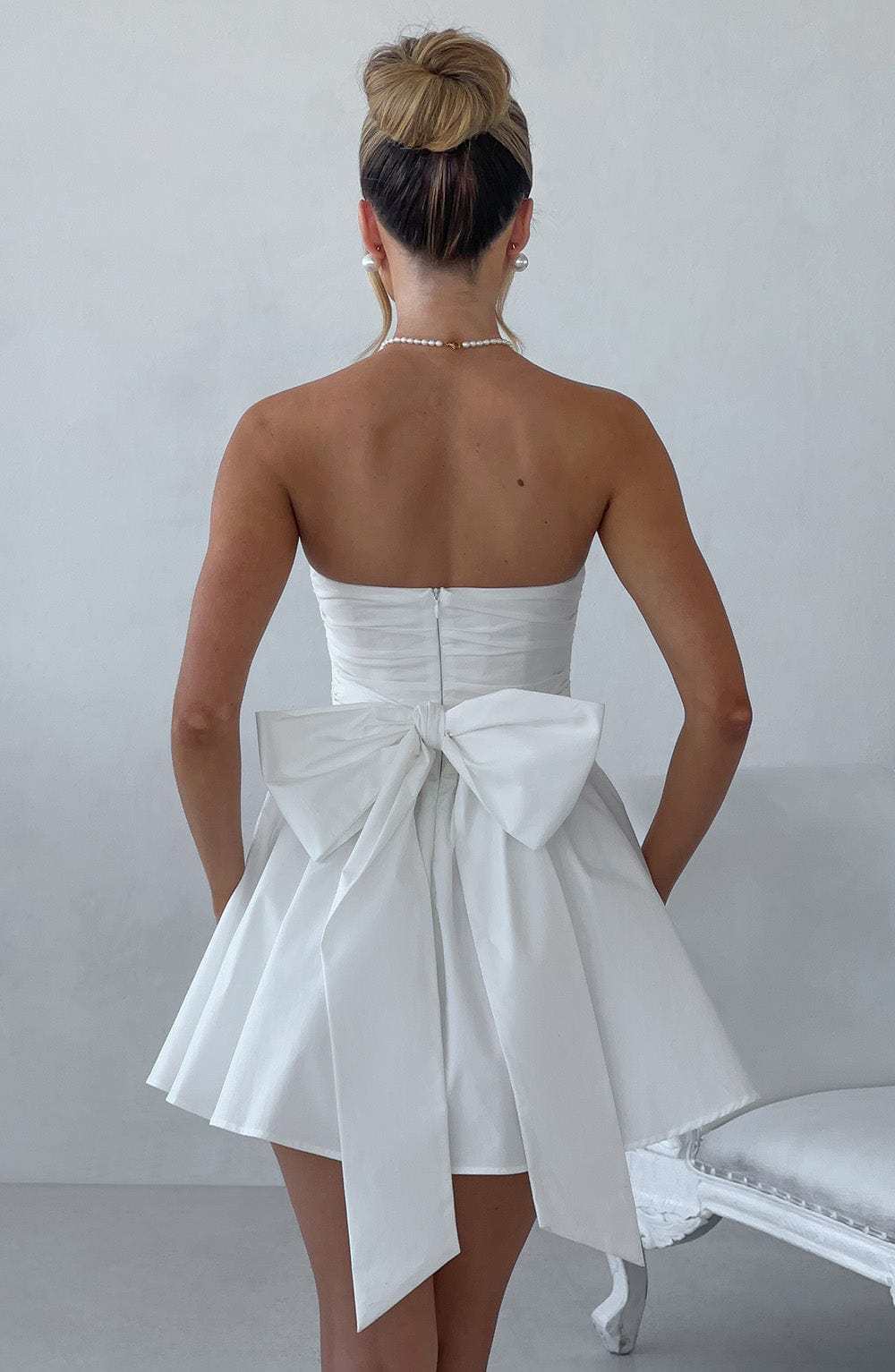 Katrina Mini Dress - Ivory-My Top Dress.All Rights Reserved