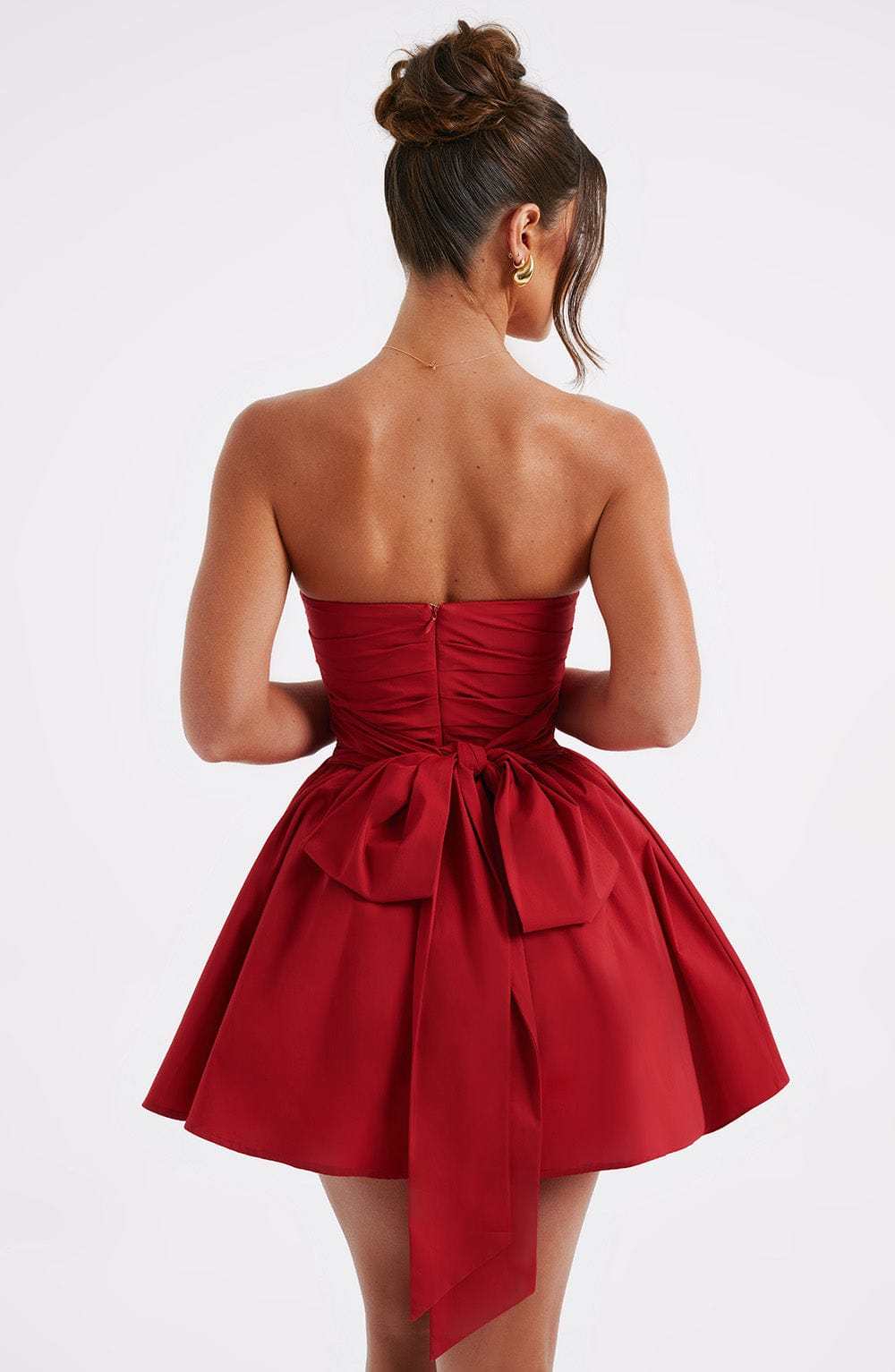 Katrina Mini Dress - Red-My Top Dress.All Rights Reserved