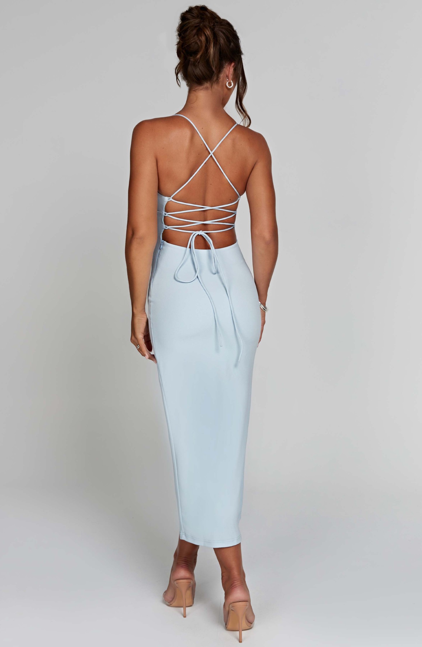 Kiana Midi Dress - Baby Blue-My Top Dress.All Rights Reserved