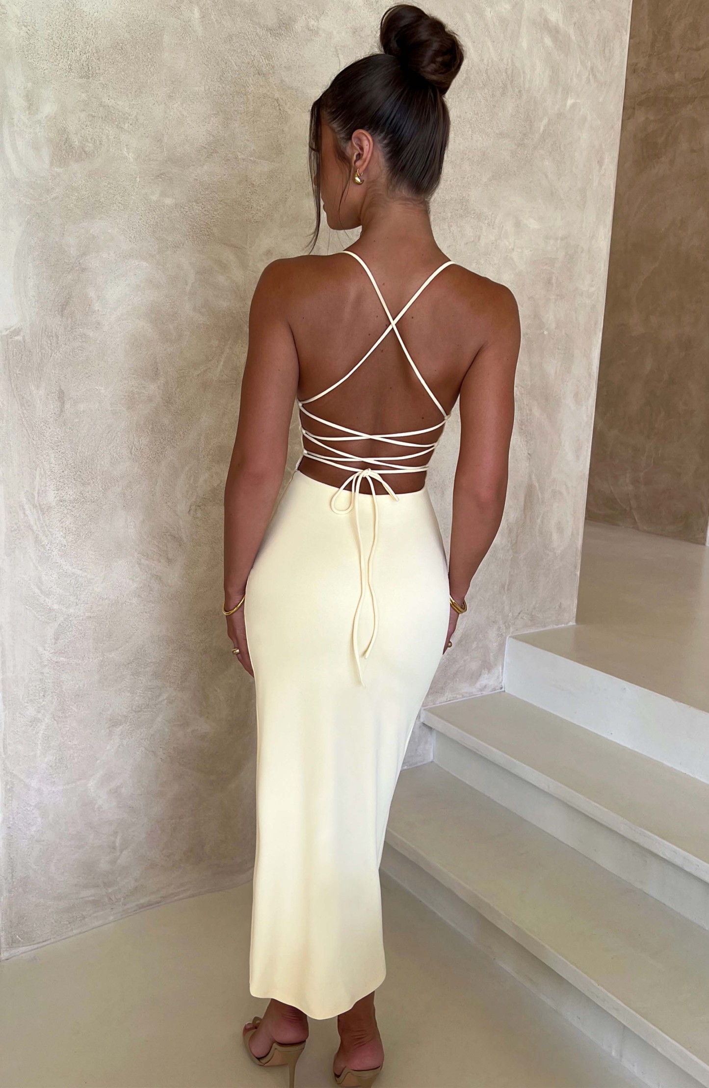 Kiana Midi Dress - Lemon-My Top Dress.All Rights Reserved