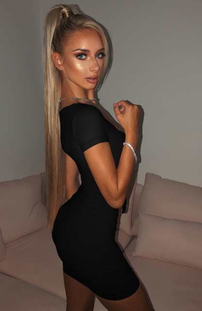 Kiera Mini Dress - Black-My Top Dress.All Rights Reserved