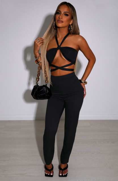 Kimora Pants - Black-My Top Dress.All Rights Reserved