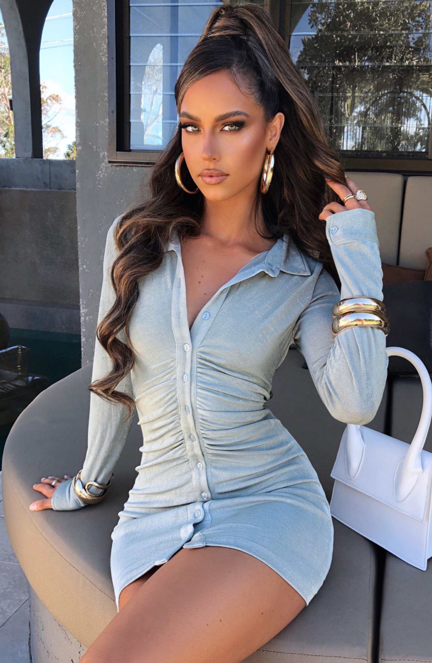 Kyesha Mini Dress - Mint-My Top Dress.All Rights Reserved