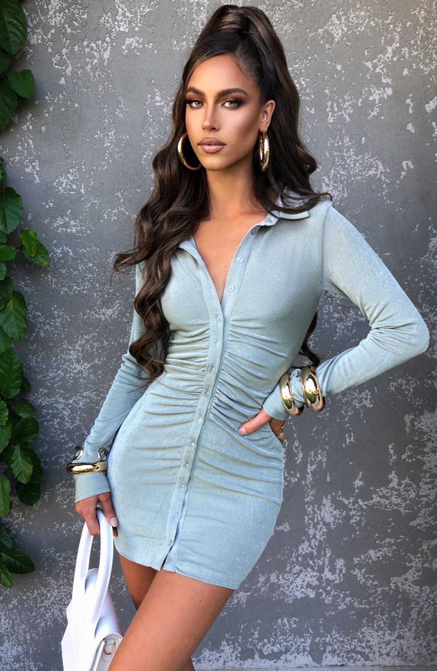 Kyesha Mini Dress - Mint-My Top Dress.All Rights Reserved