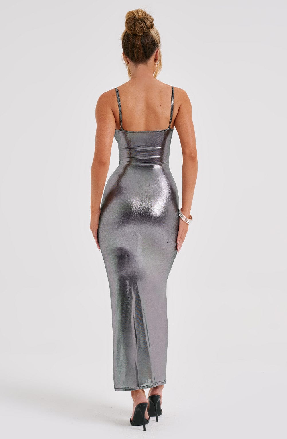 Kyranni Maxi Dress - Gunmetal-My Top Dress.All Rights Reserved