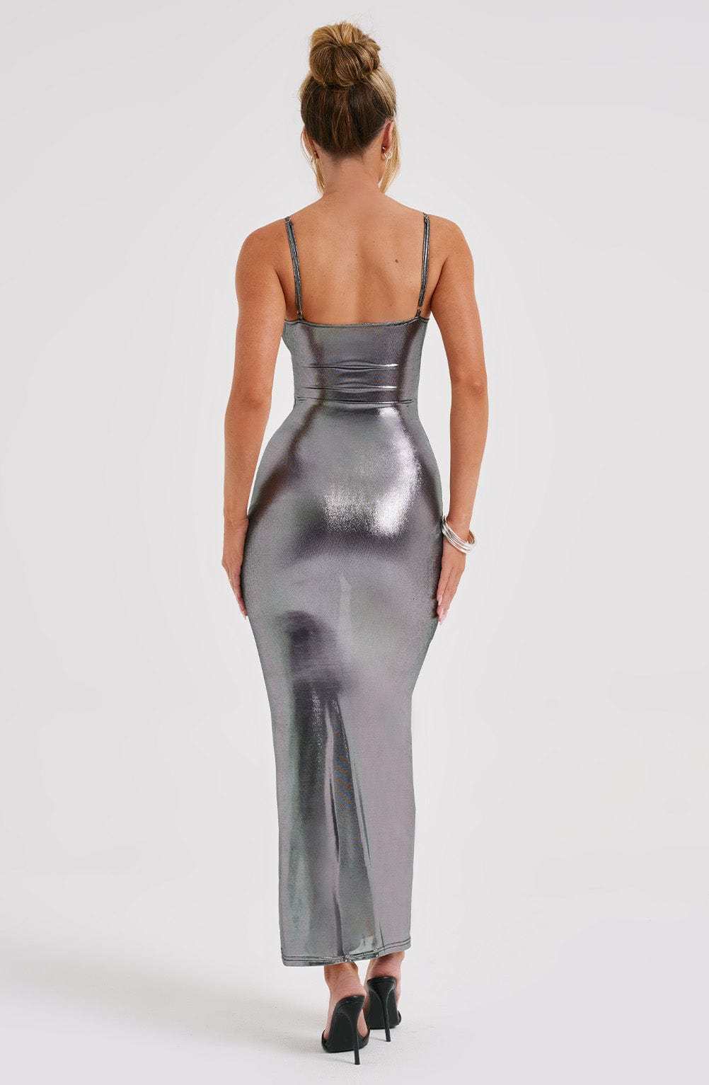 Kyranni Maxi Dress - Gunmetal-My Top Dress.All Rights Reserved