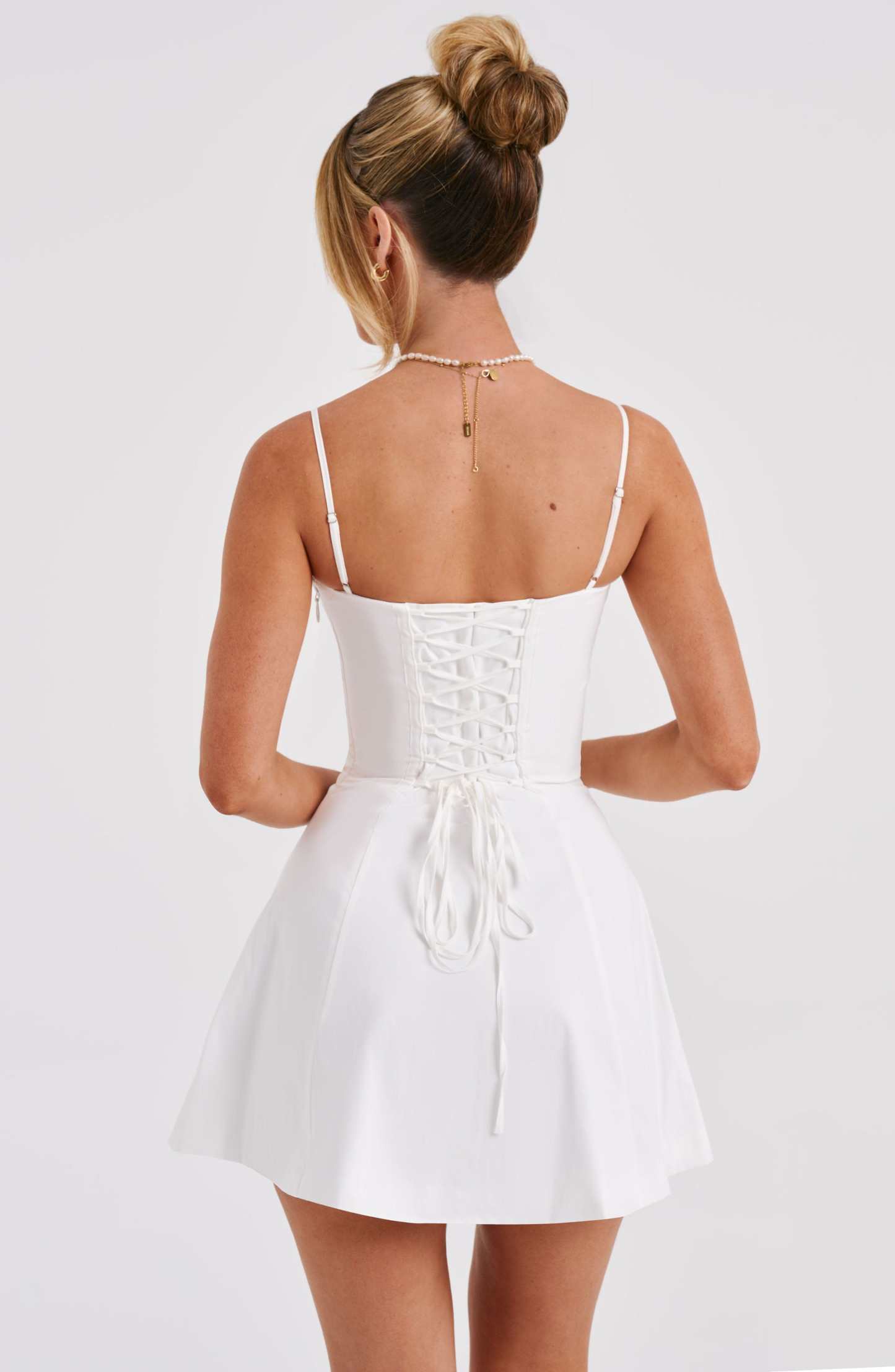 Lacey Mini Dress - Ivory-My Top Dress.All Rights Reserved