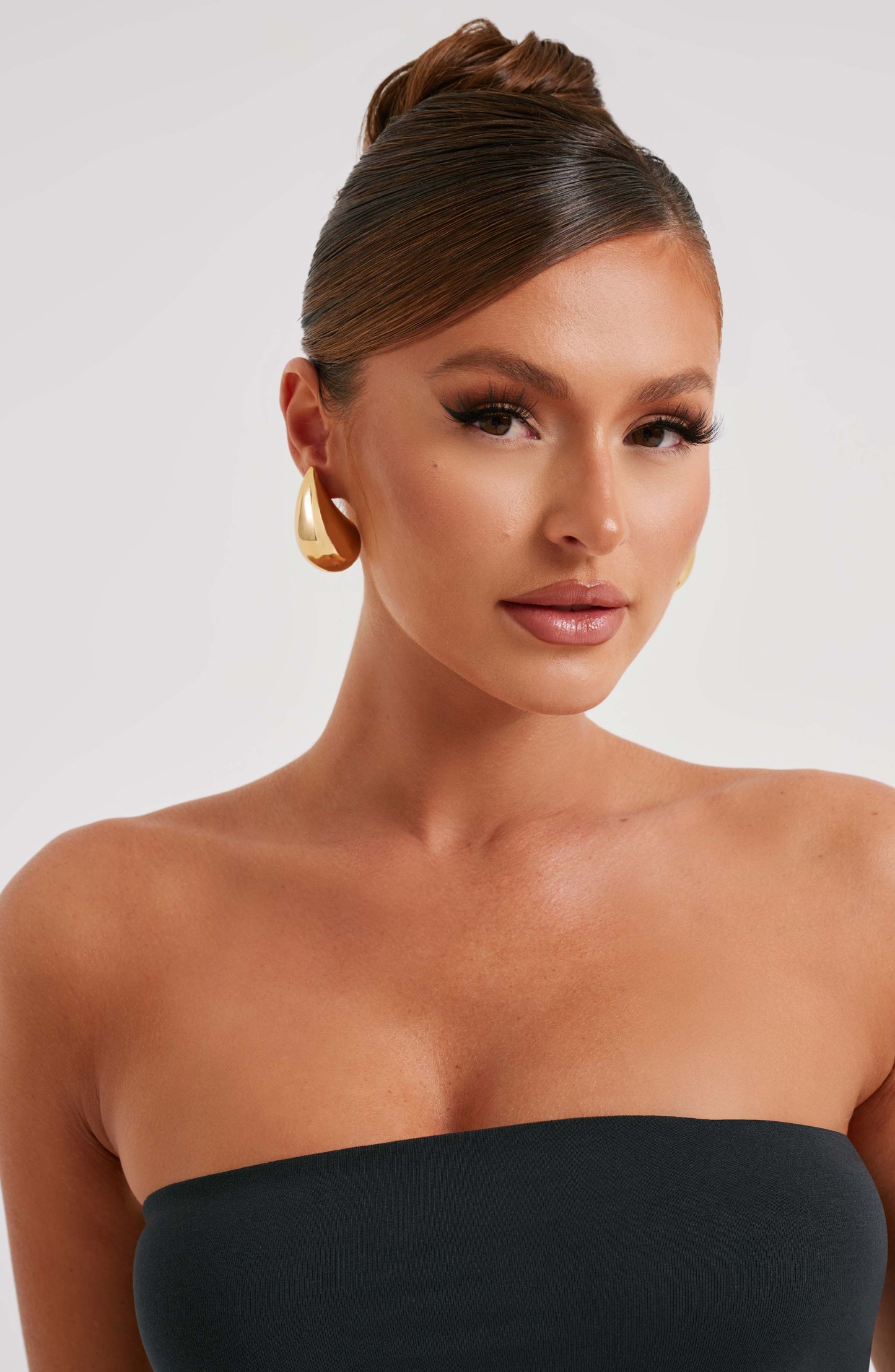 Large Fayth Earrings - Gold-My Top Dress.All Rights Reserved