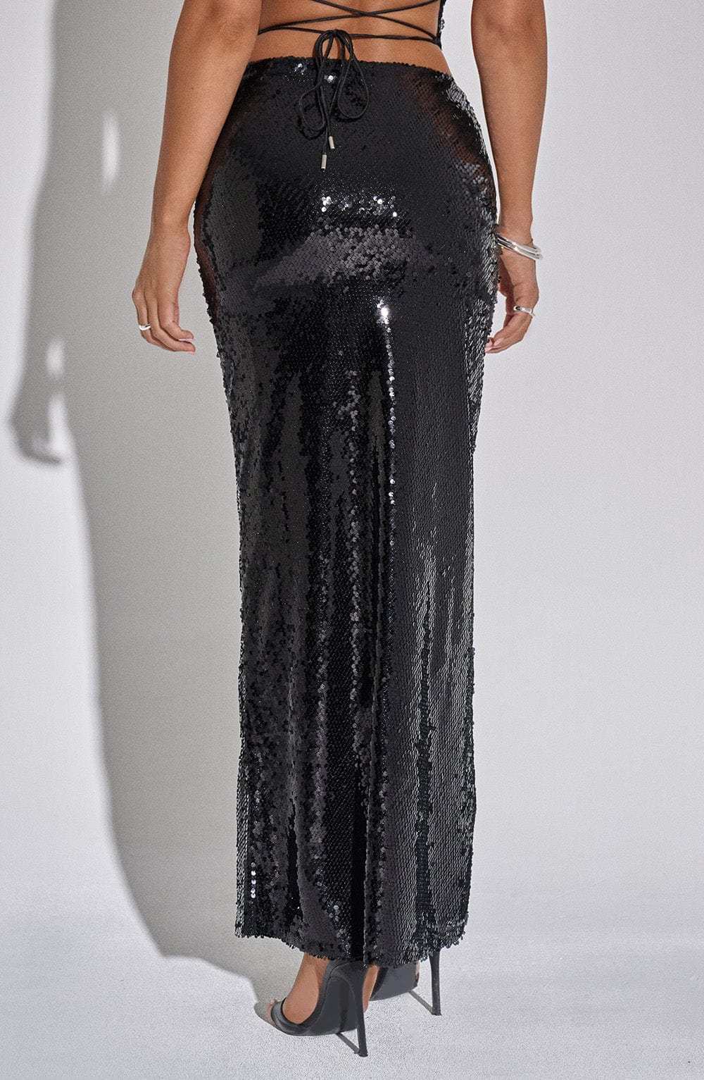 Larisa Maxi Skirt - Black-My Top Dress.All Rights Reserved