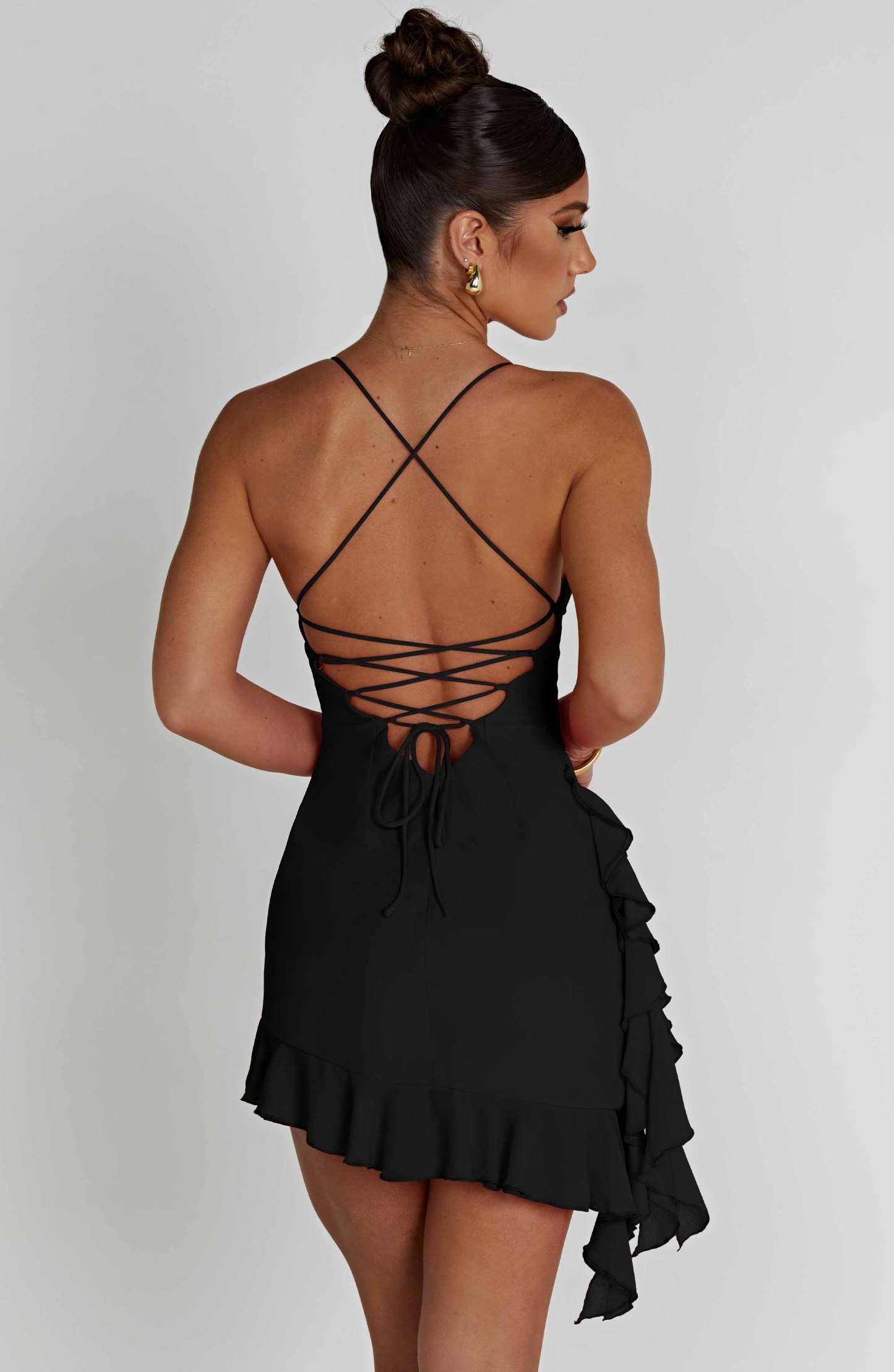 Larosa Mini Dress - Black-My Top Dress.All Rights Reserved