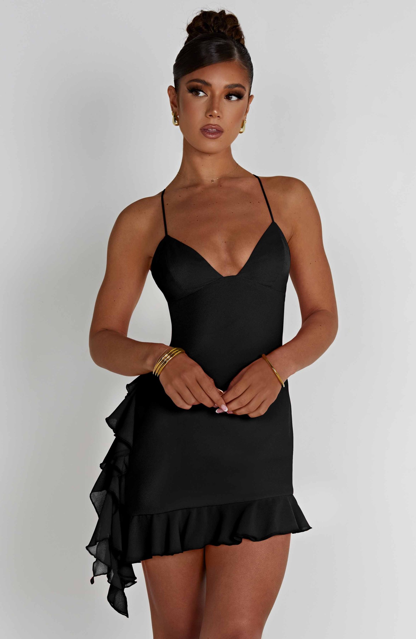 Larosa Mini Dress - Black-My Top Dress.All Rights Reserved