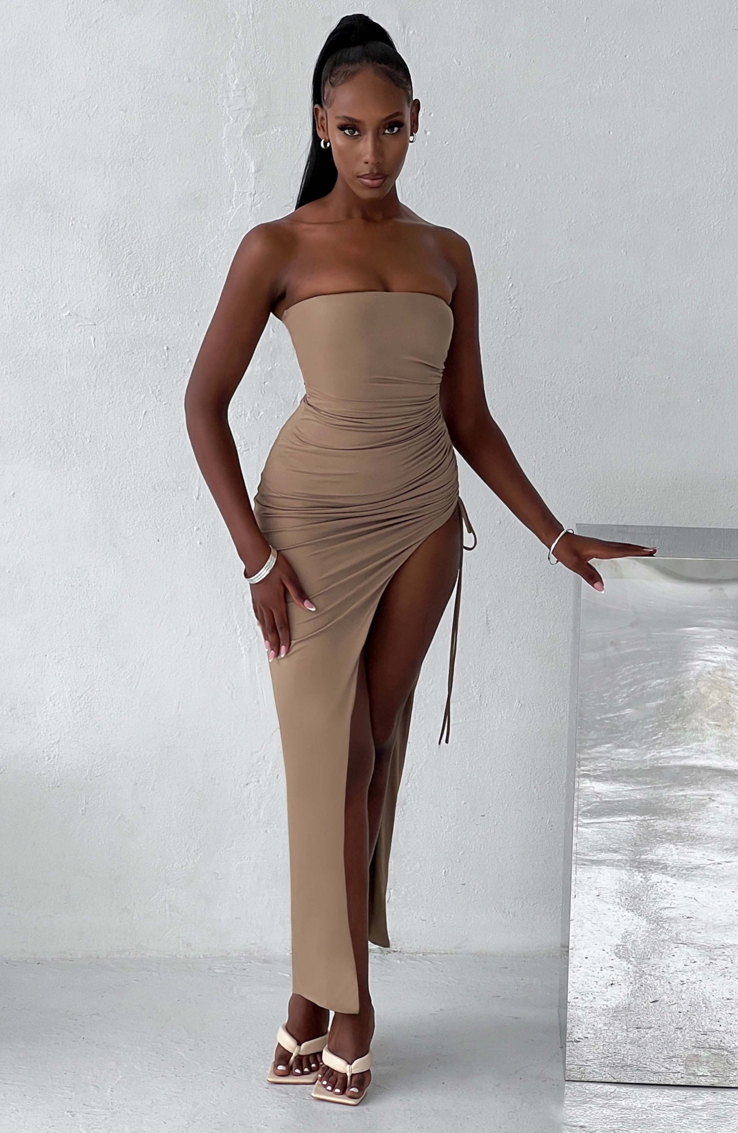 Lavina Maxi Dress - Mocha-My Top Dress.All Rights Reserved