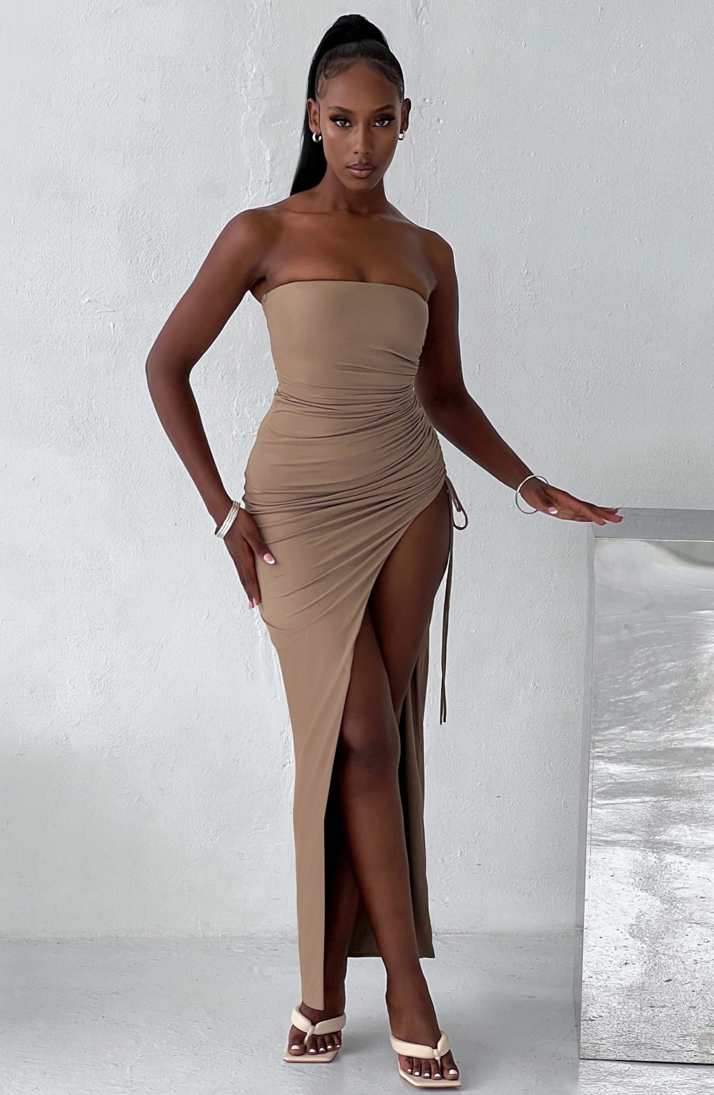 Lavina Maxi Dress - Mocha-My Top Dress.All Rights Reserved