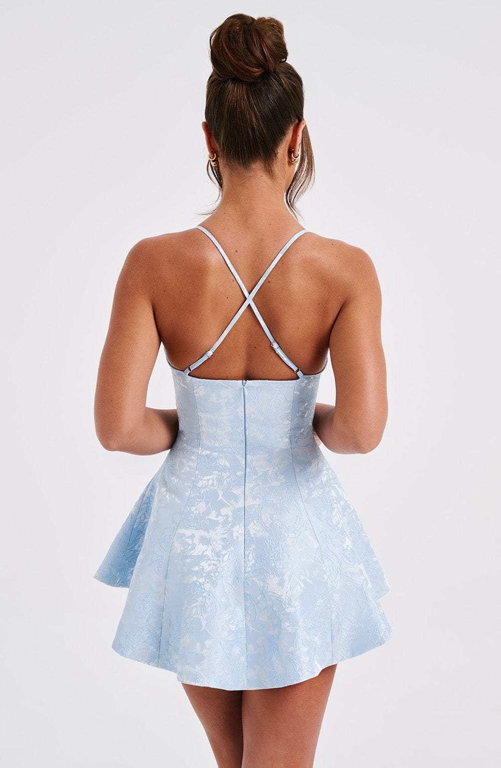 Leila Playsuit - Blue-My Top Dress.All Rights Reserved