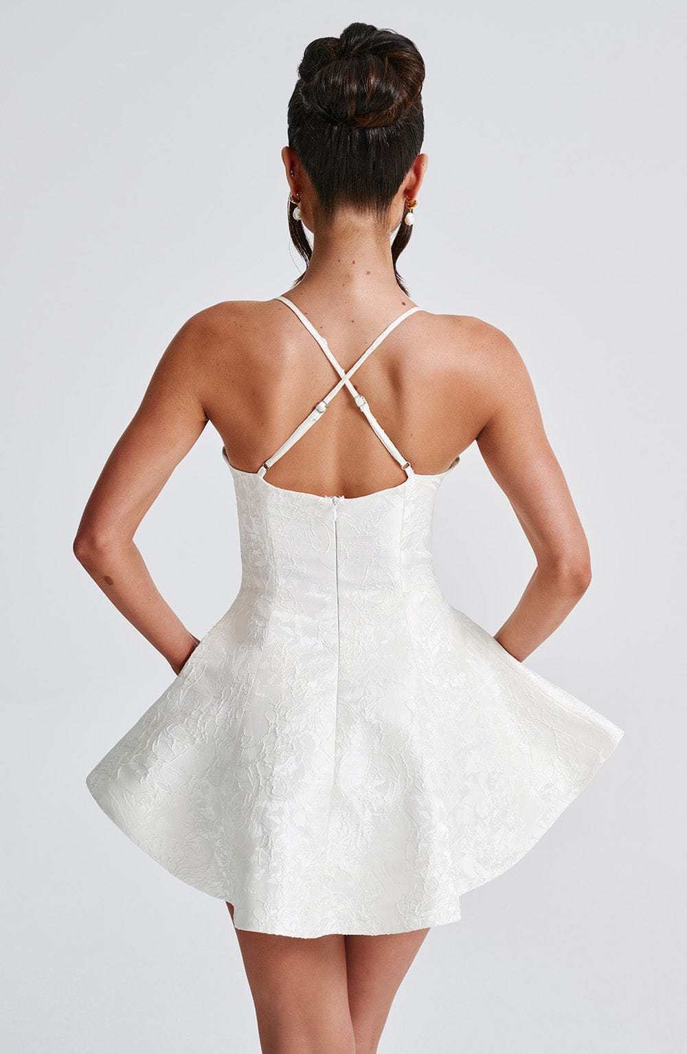 Leila Playsuit - Ivory-My Top Dress.All Rights Reserved