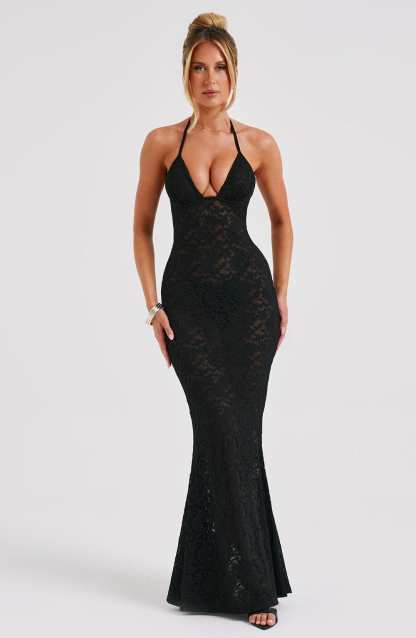 Leilina Maxi Dress - Black-My Top Dress.All Rights Reserved