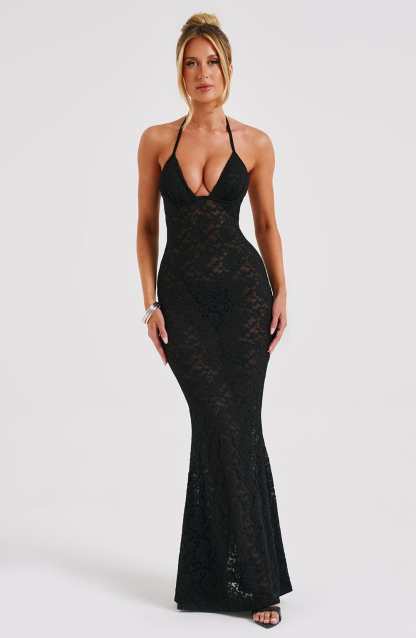 Leilina Maxi Dress - Black-My Top Dress.All Rights Reserved