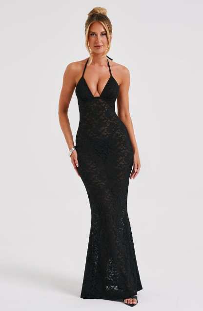 Leilina Maxi Dress - Black-My Top Dress.All Rights Reserved