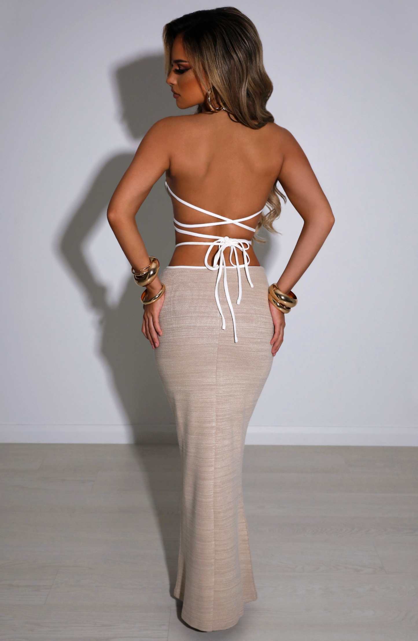 Lelita Maxi Skirt - Beige-My Top Dress.All Rights Reserved