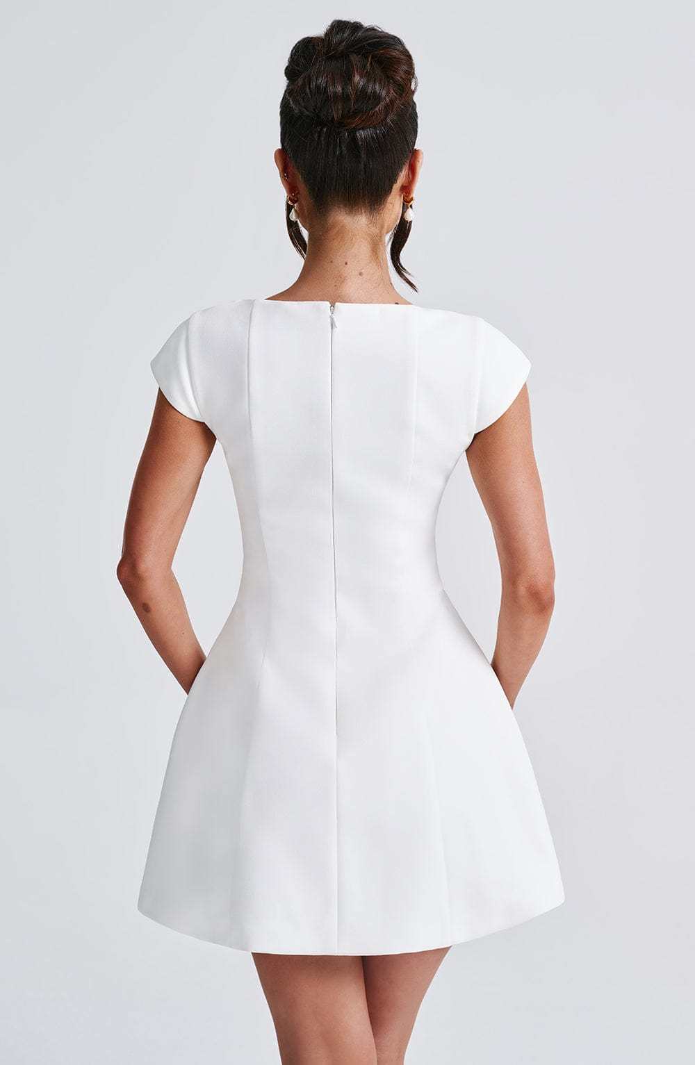 Lena Mini Dress - Ivory-My Top Dress.All Rights Reserved