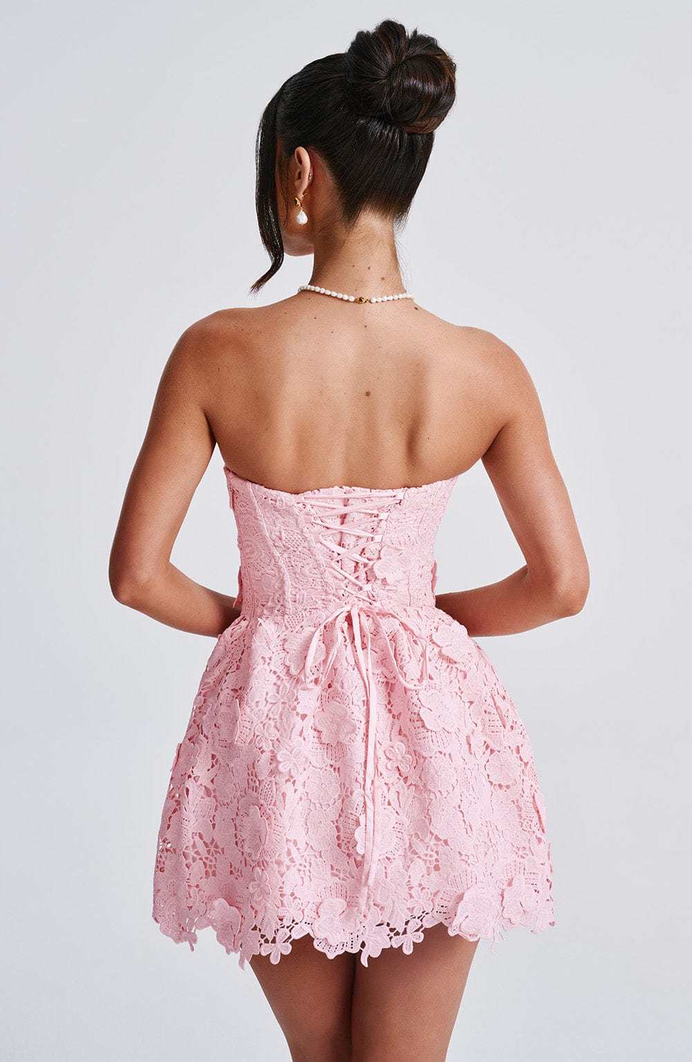 Leona Mini Dress - Blush-My Top Dress.All Rights Reserved