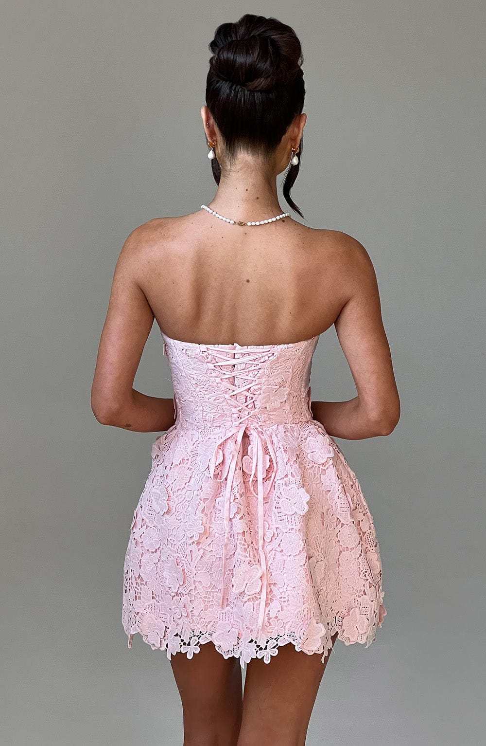 Leona Mini Dress - Blush-My Top Dress.All Rights Reserved