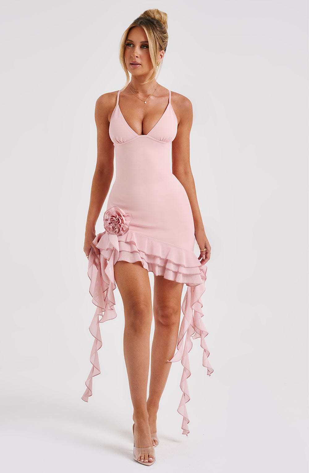 Lilabelle Mini Dress - Blush-My Top Dress.All Rights Reserved
