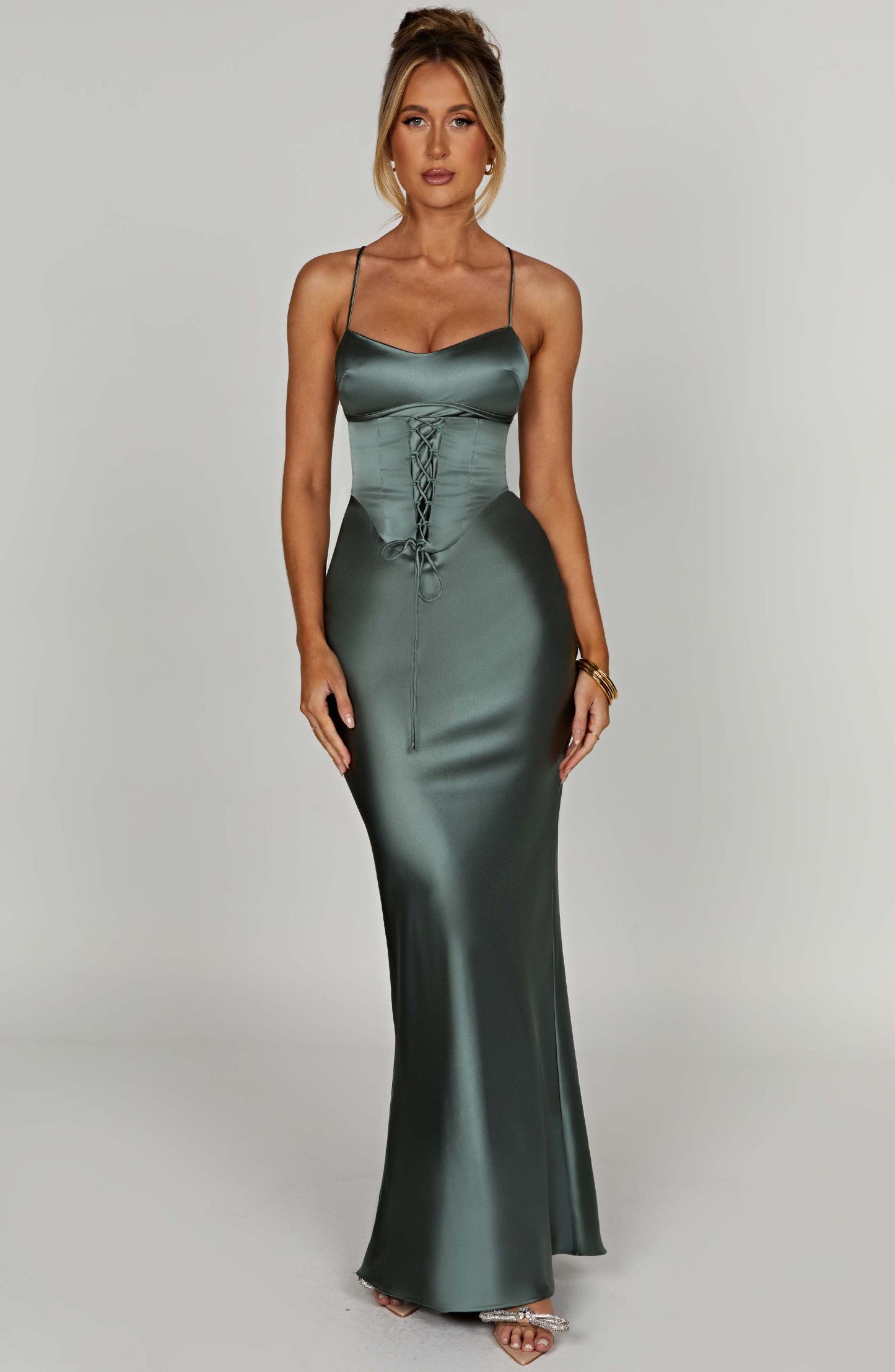 Lillia Maxi Dress - Sage-My Top Dress.All Rights Reserved