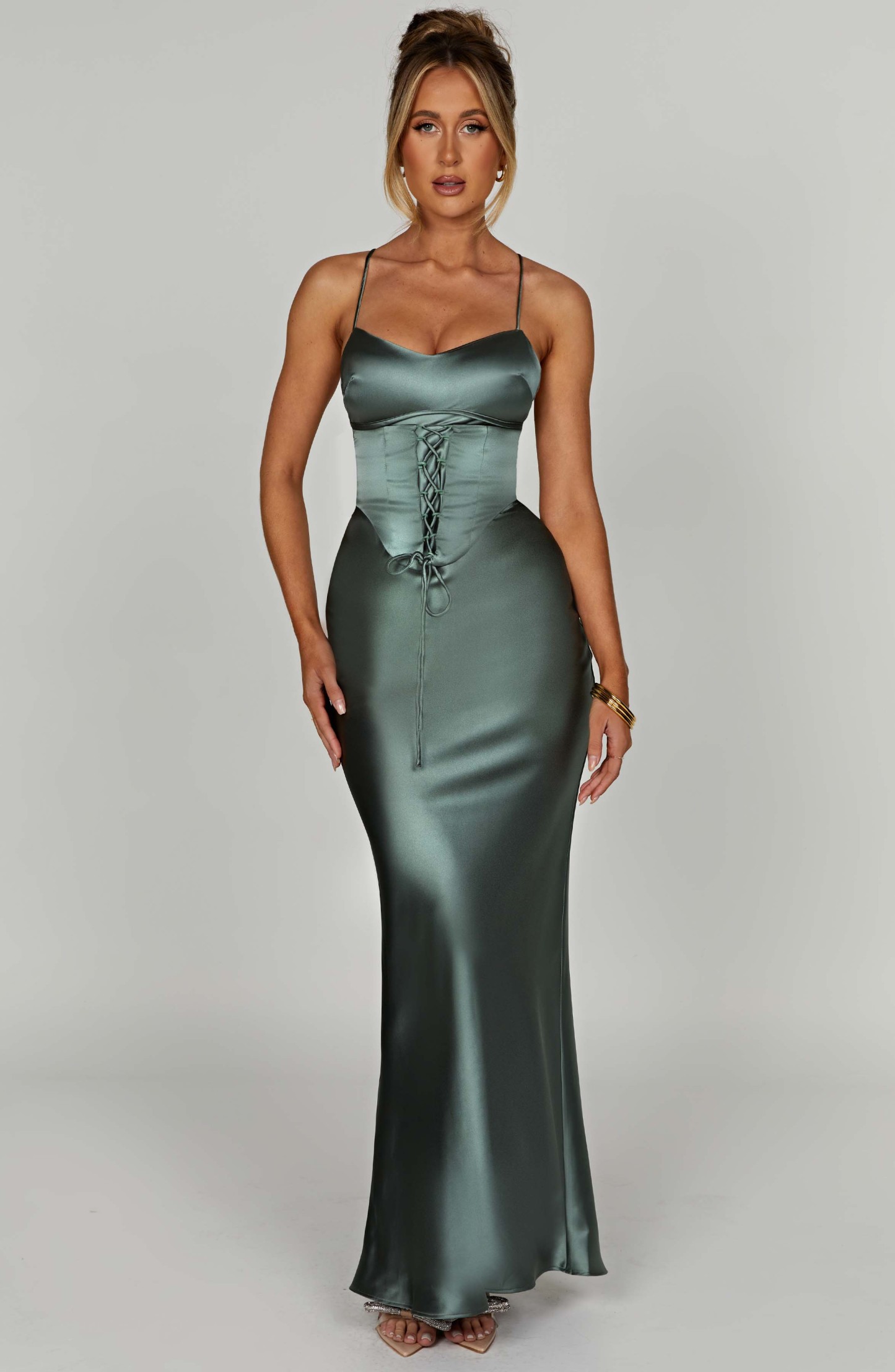 Lillia Maxi Dress - Sage-My Top Dress.All Rights Reserved