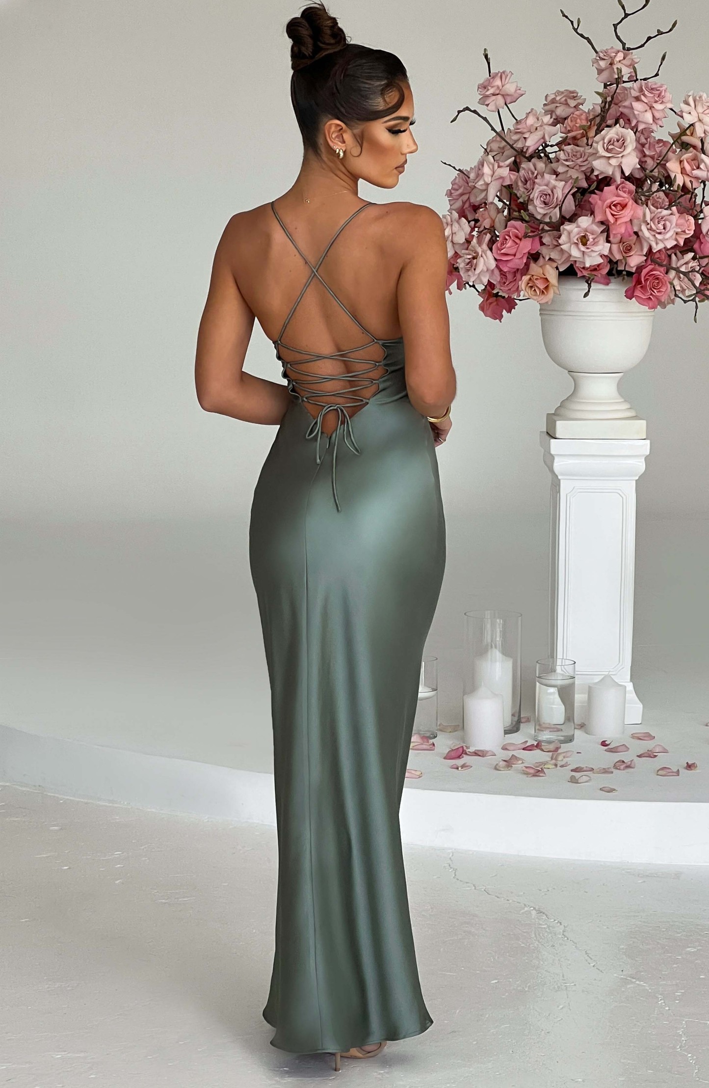 Lillia Maxi Dress - Sage-My Top Dress.All Rights Reserved